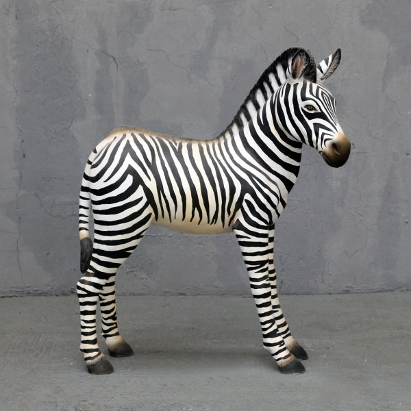 Zebra Foal Life Size Statue