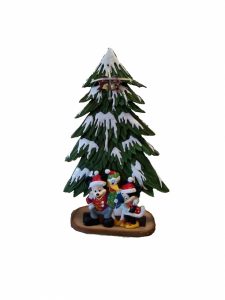 Jolly Christmas Tree Life Size Statue