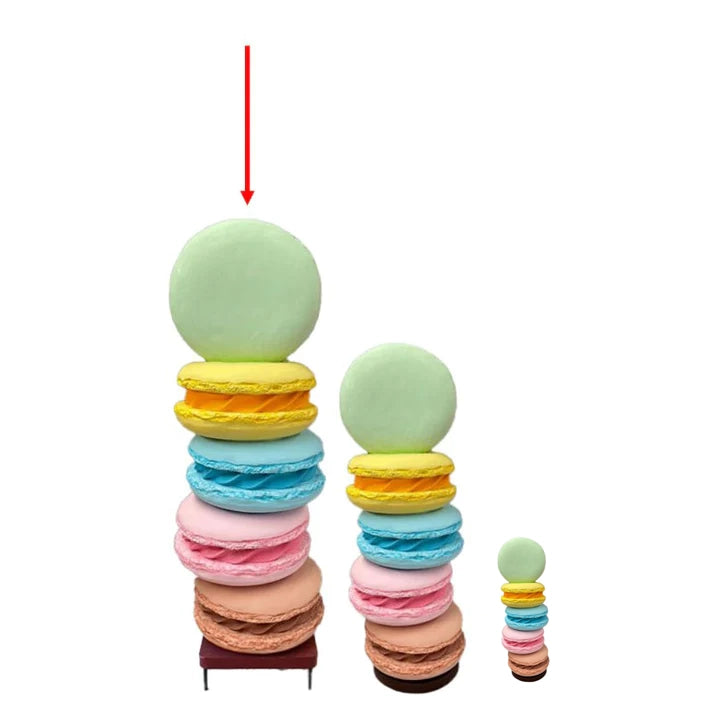 Stacked Macaroons Over Sized Statue