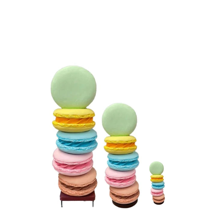 Stacked Macaroons Over Sized Statue