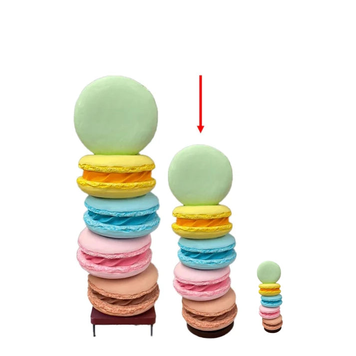 Stacked Macaroons Over Sized Statue