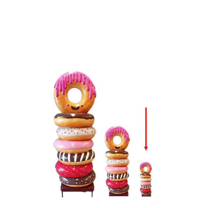 Stacked Donuts Over Sized Statue