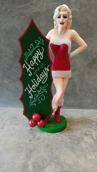 Santa Actress Life Size Statue