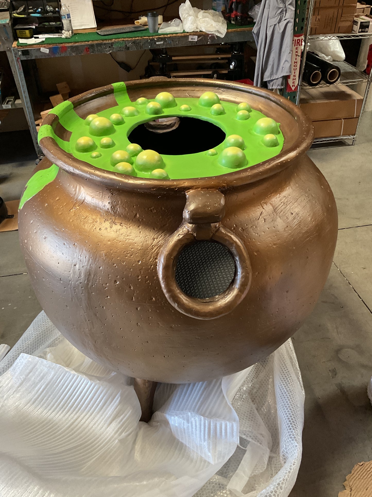 Witch Cauldron Photo Op Statue