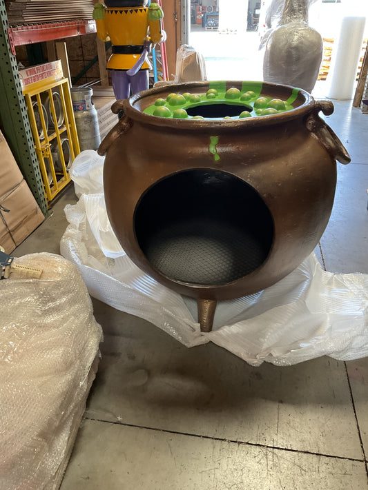 Witch Cauldron Photo Op Statue