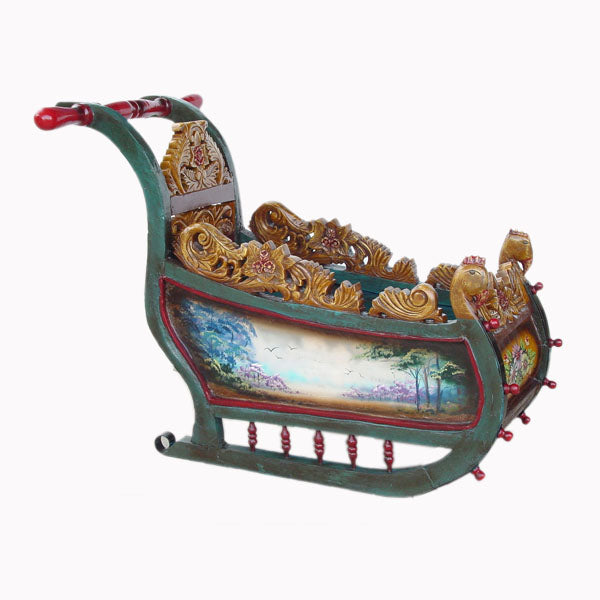 Snow Wagon Life Size Statue