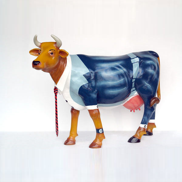 Jet Set Tony Cow Life Size Statue