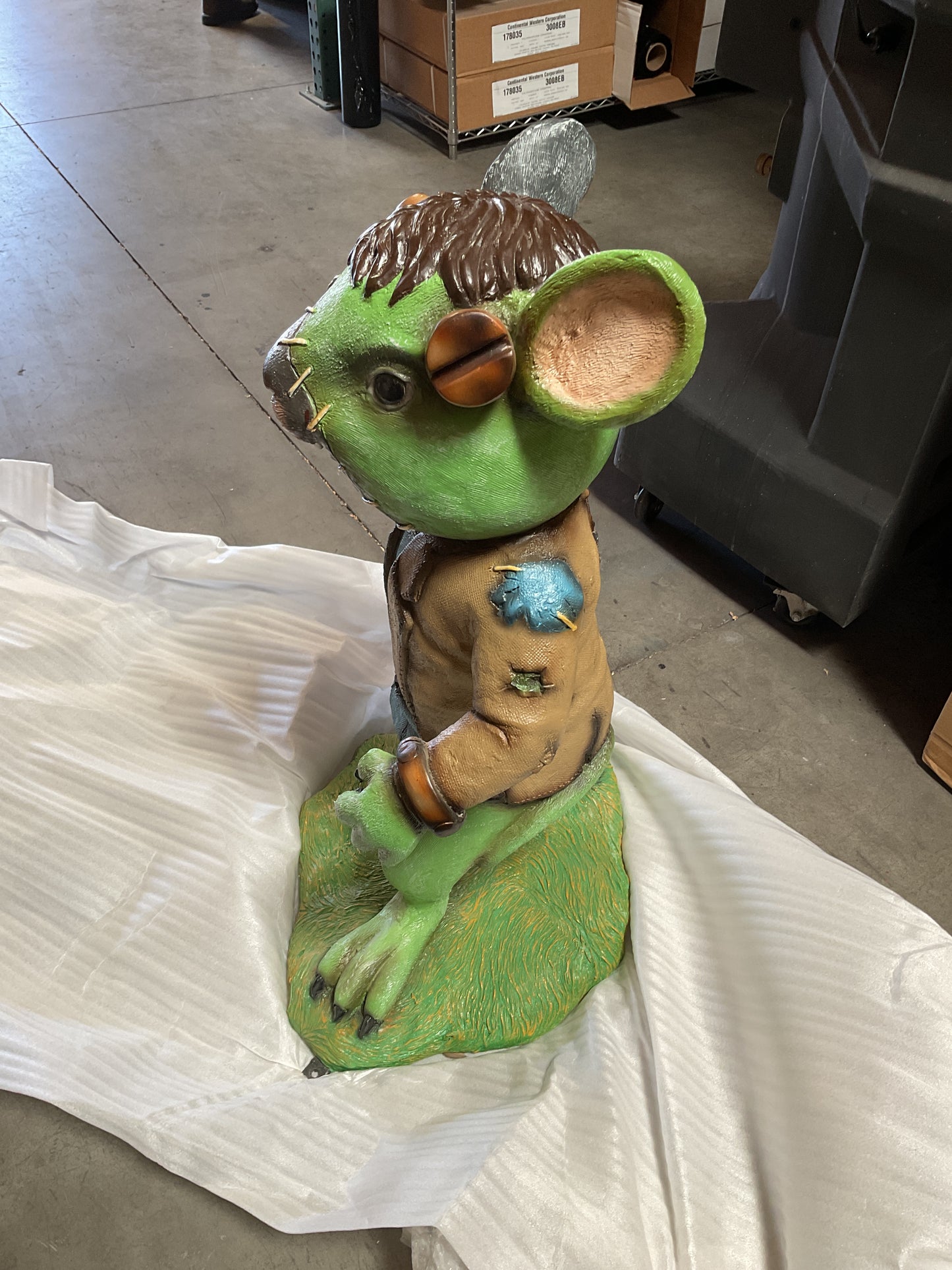 Mouse Frankenstein Costume Over Sized Statue