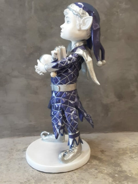 Diamond Elf Boy Life Size Statue