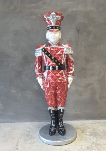 Diamond Soldier Life Size Statue