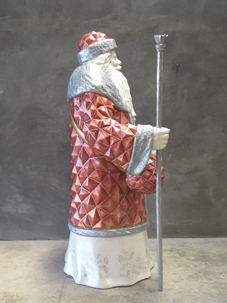 Diamond Mystic Santa Life Size Statue