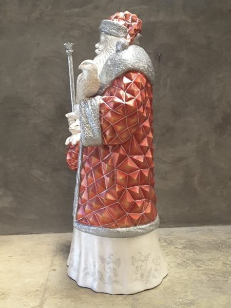 Diamond Mystic Santa Life Size Statue