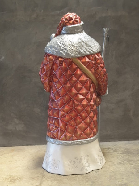 Diamond Mystic Santa Life Size Statue