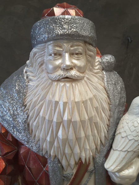Diamond Mystic Santa Life Size Statue