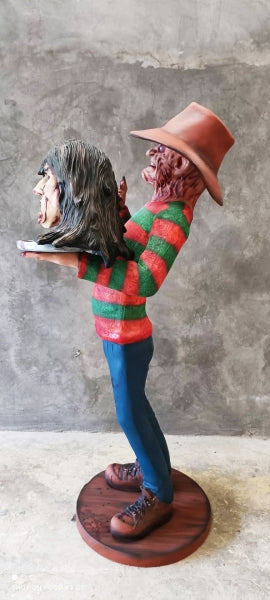 Scary Nightmare with Cut Head Life Size Statue