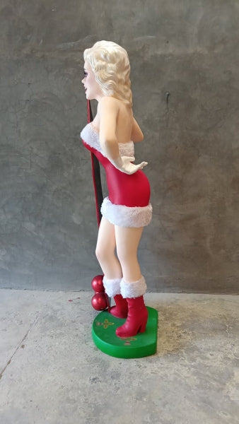 Santa Actress Life Size Statue