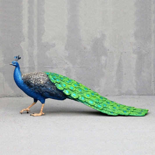 Peacock Male Life Size Statue