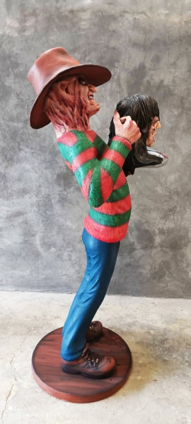 Scary Nightmare with Cut Head Life Size Statue
