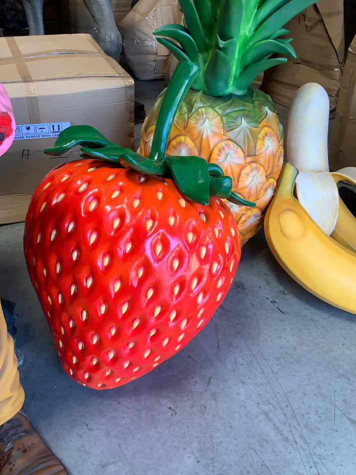 Strawberry Over Sized Statue