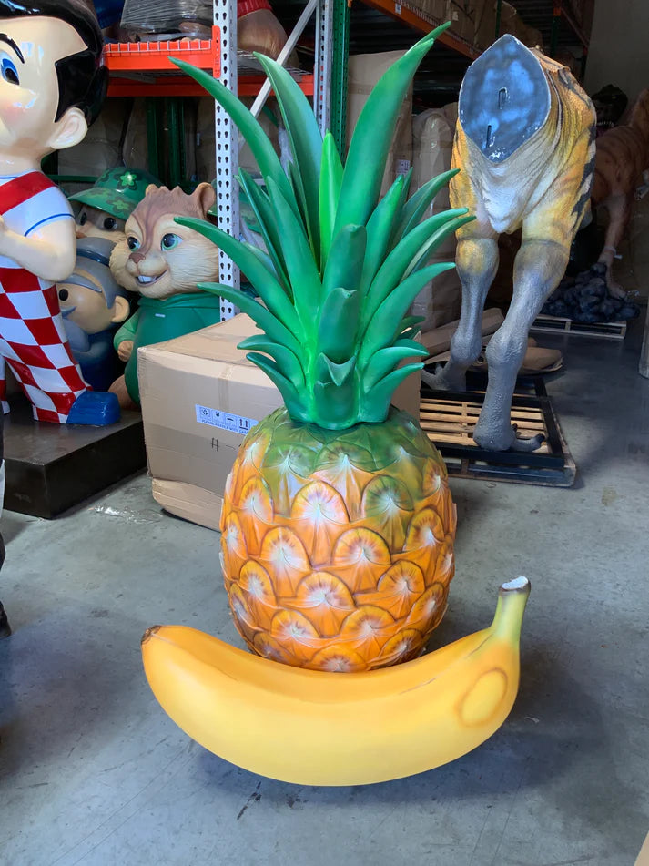 Pineapple Over Sized Statue