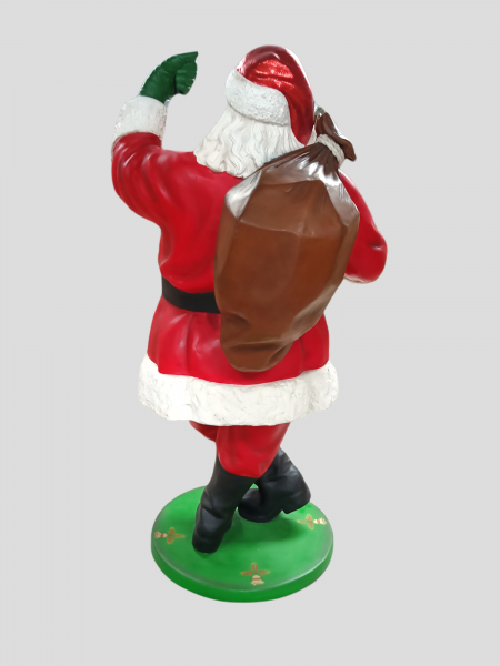 Santa Claus with Beard Life Size Statue