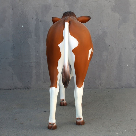 Guernsey Cow Life Size Statue