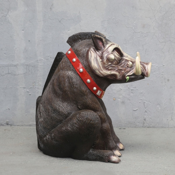 Fugly Guard Hog Life Size Statue