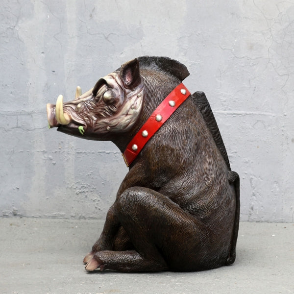 Fugly Guard Hog Life Size Statue