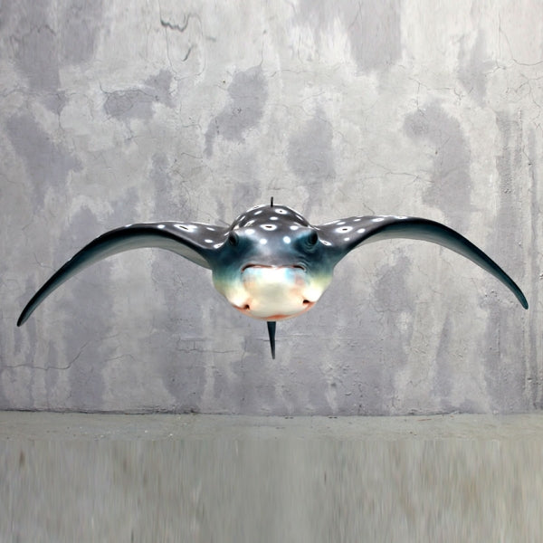 Spotted Eagle Ray Life Size Statue