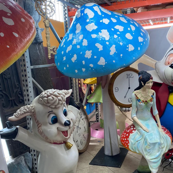 Parasol Mushroom Over Sized Statue