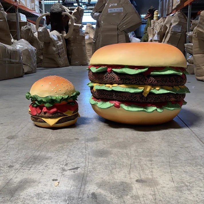 Cheeseburger Over Sized Statue