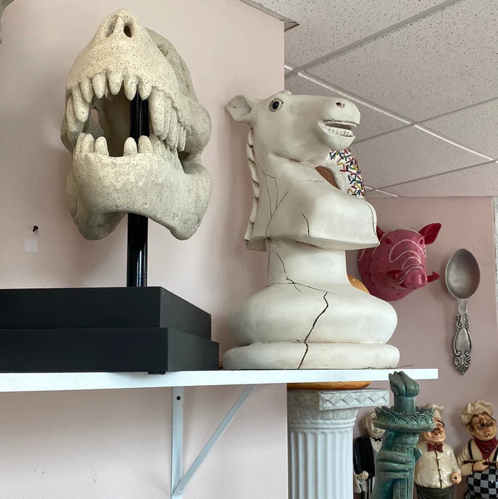 Horse Chess Piece Over Sized Statue