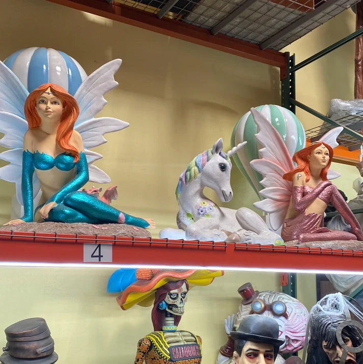 Fairy Sitting Life Size Statue