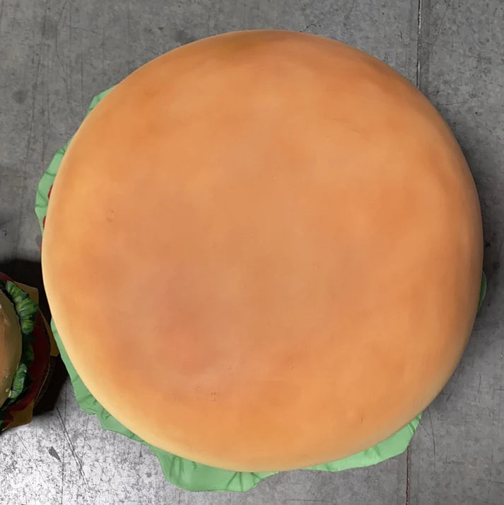 Cheeseburger Over Sized Statue
