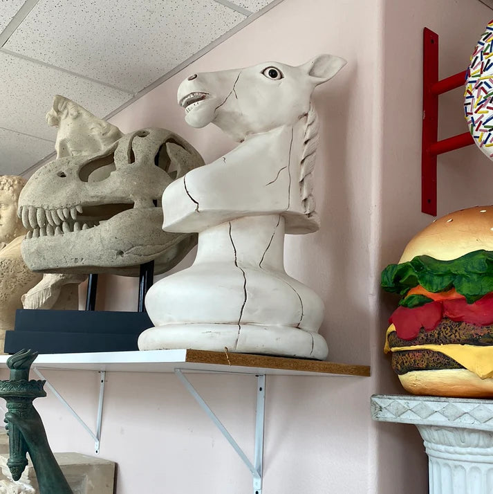 Horse Chess Piece Over Sized Statue