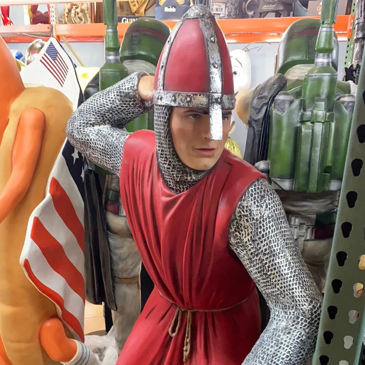 Crusader Knight Life Size Statue