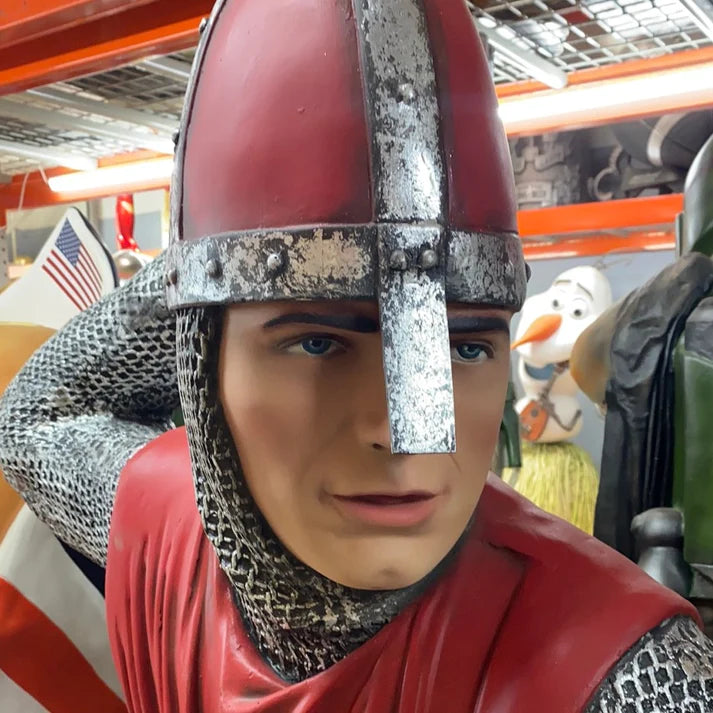 Crusader Knight Life Size Statue
