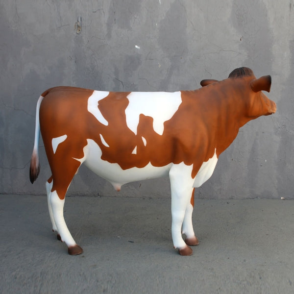 Guernsey Cow Life Size Statue