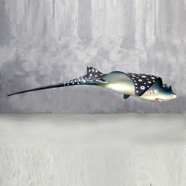 Spotted Eagle Ray Life Size Statue