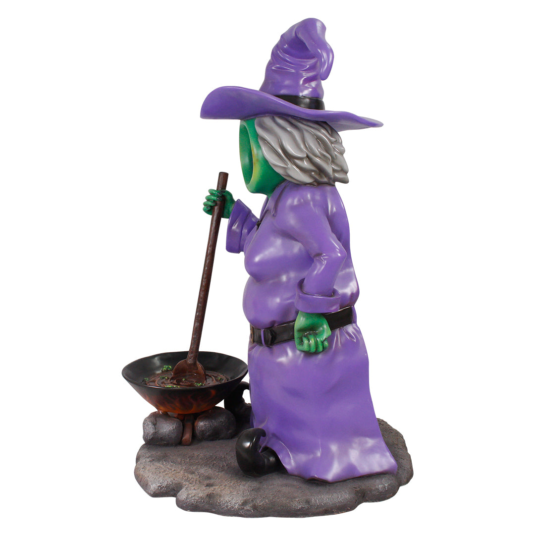 Purple Witch Photo Op Statue