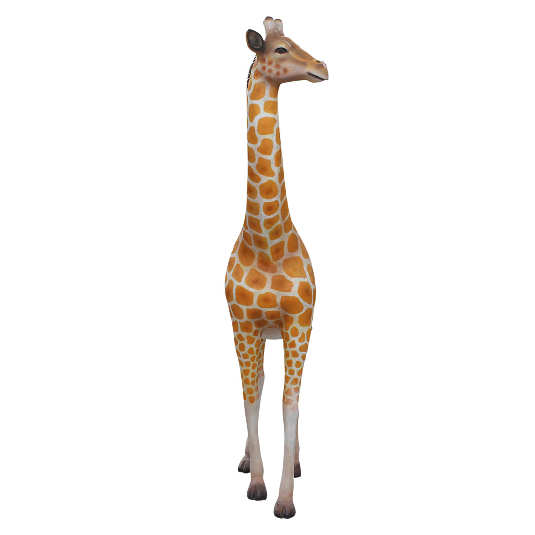 Giraffe Head Tilted Statue