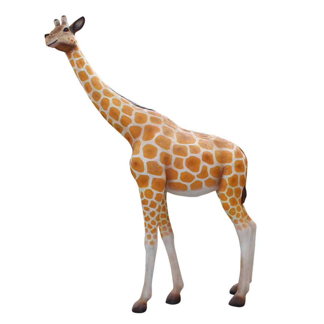 Giraffe Head Tilted Statue