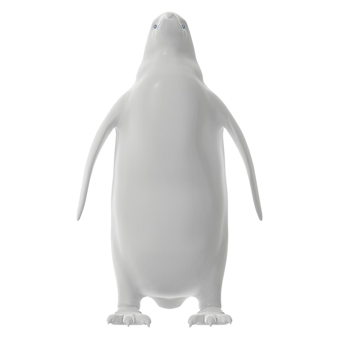 Penguin Standing Life Size Statue