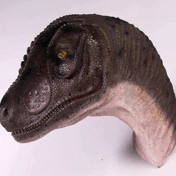 Wall Decor Allosaurus Dinosaur Head Life Size Statue