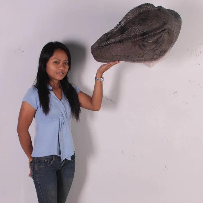 Wall Decor Allosaurus Dinosaur Head Life Size Statue