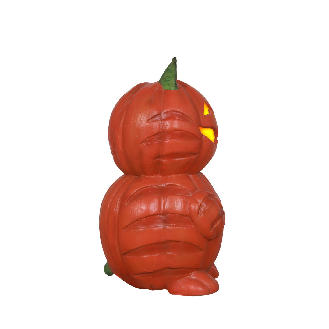 Pumpkin Cat Light Over Sized Statue