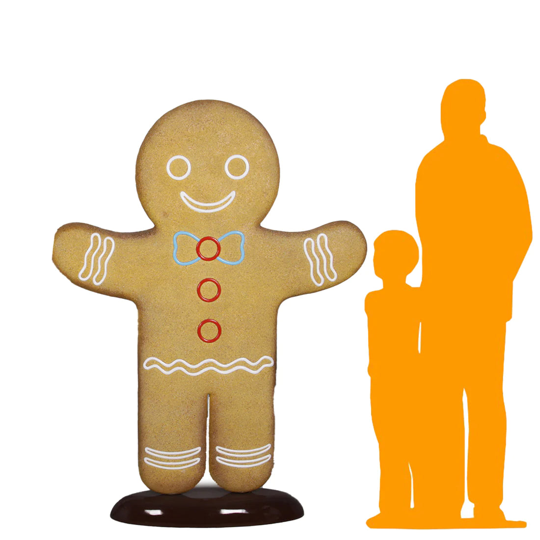Gingerbread Cookie Man Over Sized Statue