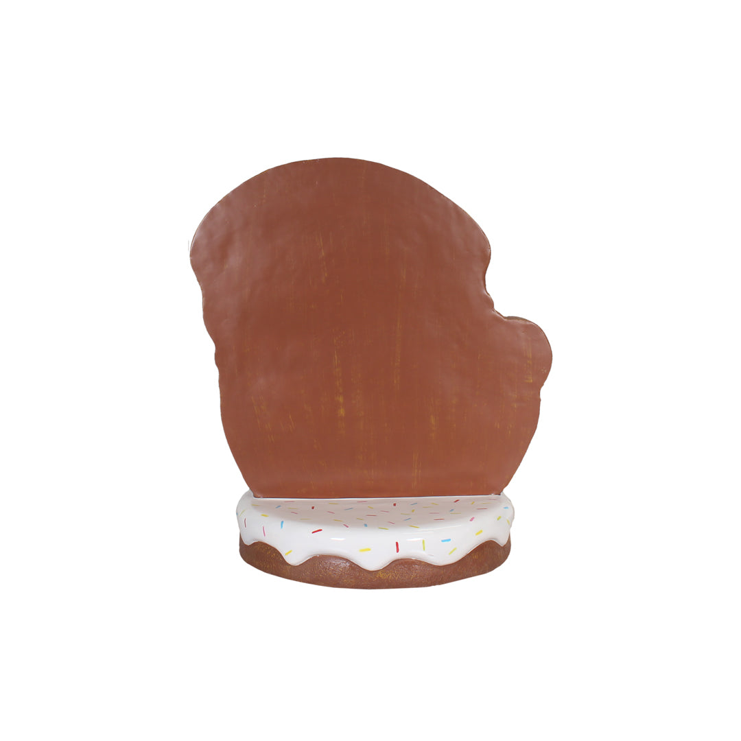 Gingerbread Dog Pug Over Sized Statue
