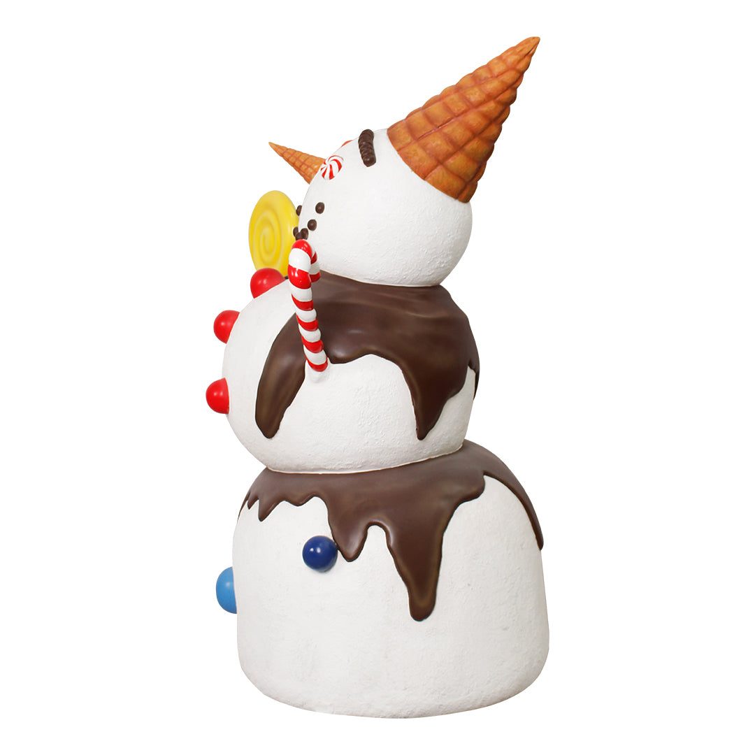 Snowman Candy Over Sized Statue