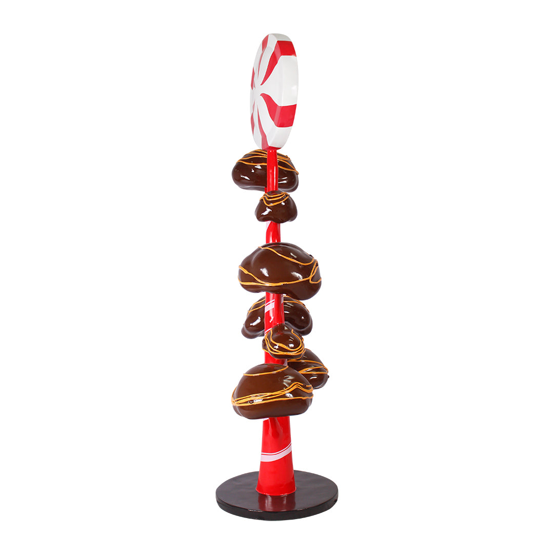 Peppermint Chocolate Candy Tree Over Sized Statue